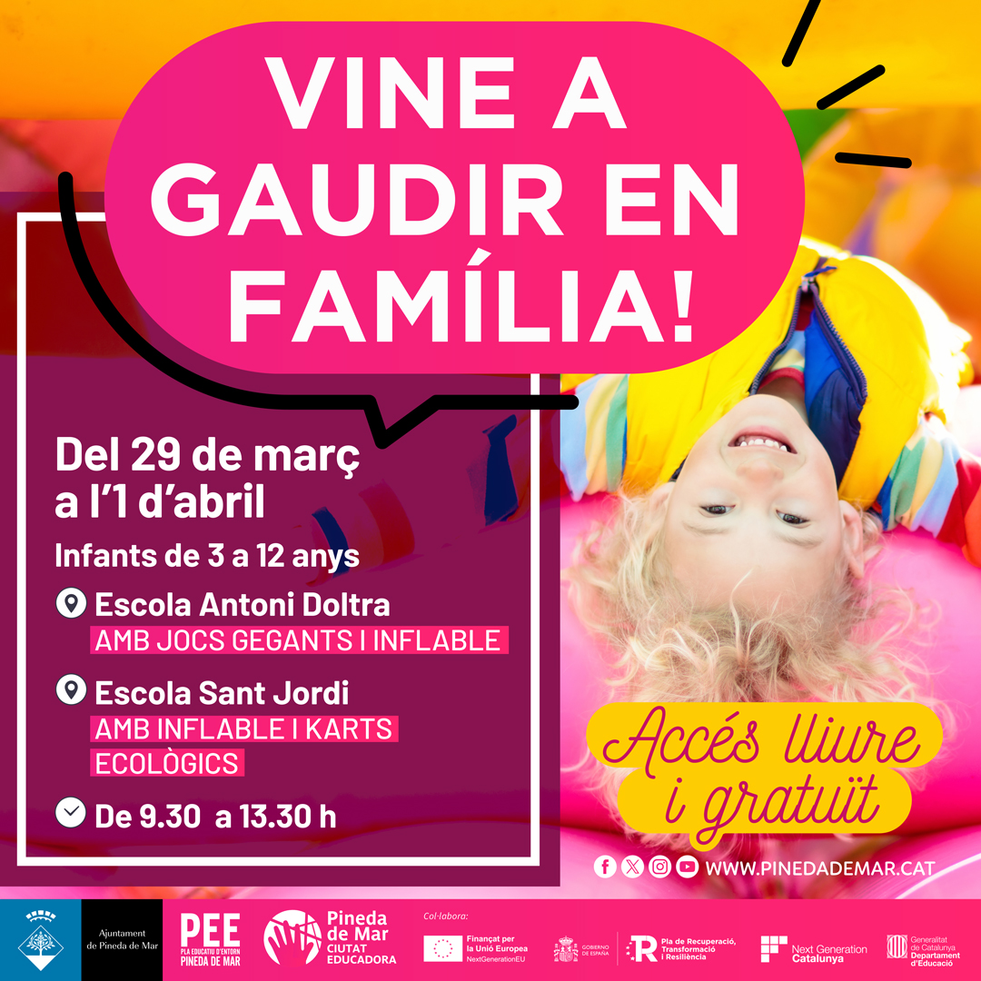 Vine a gaudir en família