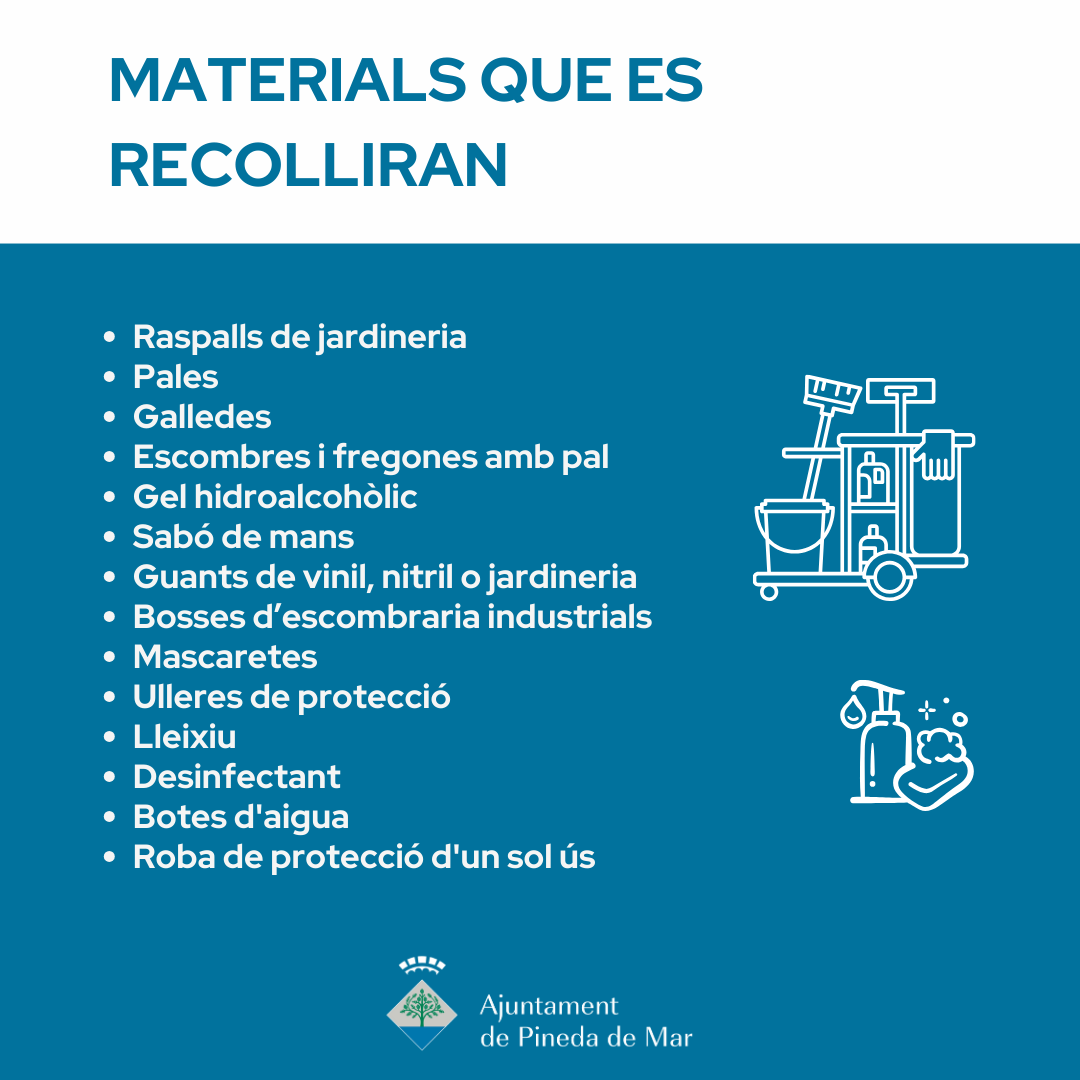 Materials que es recolliran