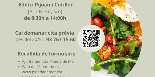 Convocatòria de beques menjador per al curs 2024/25