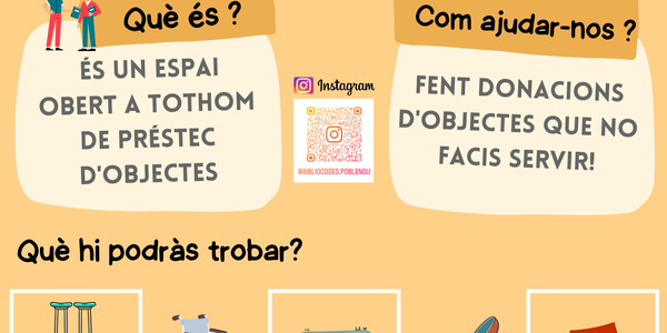 Inauguració de la Biblioteca de les Coses
