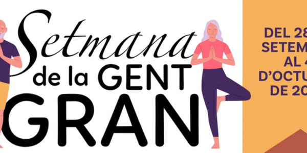 La Setmana de la Gent Gran oferirà una vintena d’activitats del 28 de setembre al 4 d’octubre