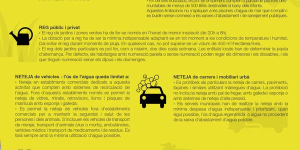 L'Ajuntament de Pineda de Mar adopta mesures excepcionals per fer front al decret de sequera extrema
