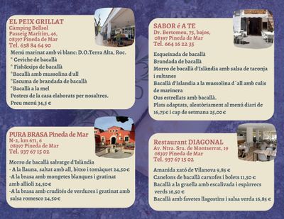 Propostes Jornades Bacallà
