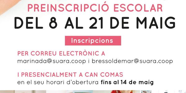 Obert el període de preinscripció i matrícula a les llars d'infants municipals