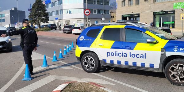 Operatiu conjunt a Pineda de Mar en coordinació amb tots els cossos policials